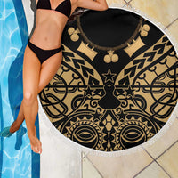 Austral Islands Beach Blanket Tuhaa Pae Penu Stars Necklace Gold - Polynesian Pride