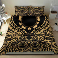 Austral Islands Bedding Set Tuhaa Pae Penu Stars Necklace Gold - Polynesian Pride