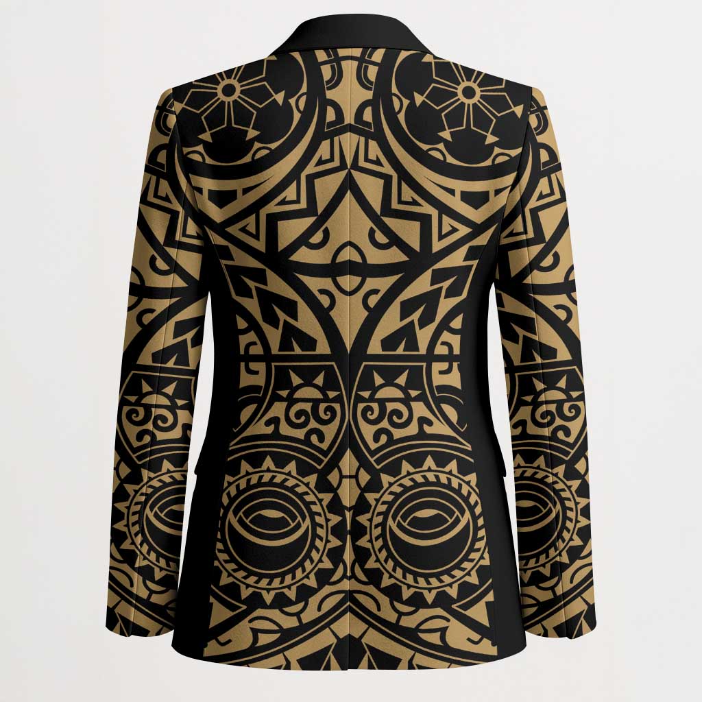 Austral Islands Blazer Tuhaa Pae Penu Stars Necklace Gold - Polynesian Pride