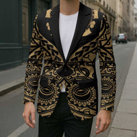 Austral Islands Blazer Tuhaa Pae Penu Stars Necklace Gold - Polynesian Pride