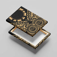 Austral Islands Canvas Wall Art Tuhaa Pae Penu Stars Necklace Gold - Polynesian Pride