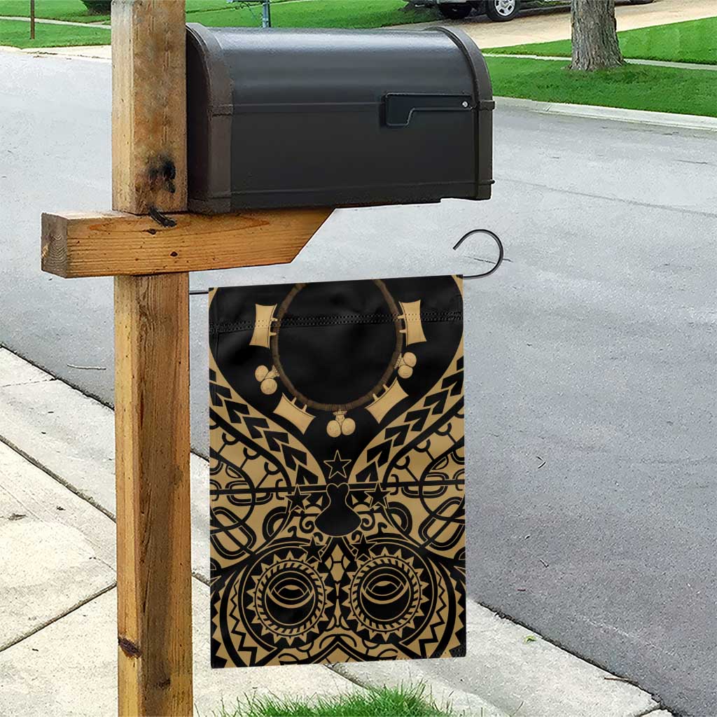 Austral Islands Garden Flag Tuhaa Pae Penu Stars Necklace Gold - Polynesian Pride