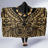 Austral Islands Hooded Blanket Tuhaa Pae Penu Stars Necklace Gold - Polynesian Pride