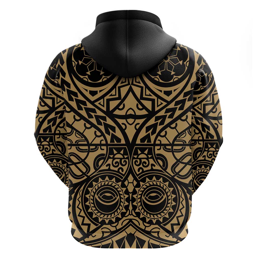 Austral Islands Hoodie Tuhaa Pae Penu Stars Necklace Gold - Polynesian Pride