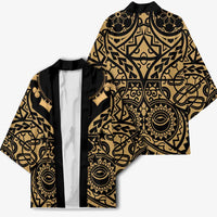 Austral Islands Kimono Tuhaa Pae Penu Stars Necklace Gold - Polynesian Pride