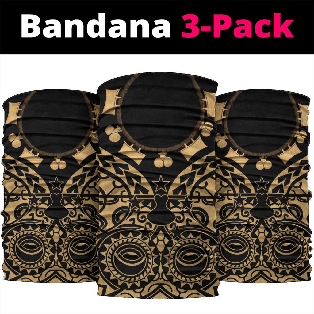 Austral Islands Neck Gaiter Tuhaa Pae Penu Stars Necklace Gold - Polynesian Pride