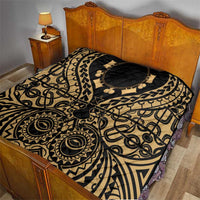 Austral Islands Quilt Tuhaa Pae Penu Stars Necklace Gold - Polynesian Pride