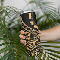 Austral Islands Skinny Tumbler Tuhaa Pae Penu Stars Necklace Gold - Polynesian Pride