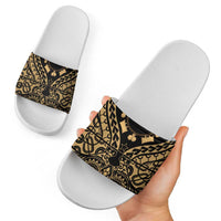 Austral Islands Slide Sandals Tuhaa Pae Penu Stars Necklace Gold LT14 - Polynesian Pride