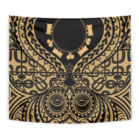 Austral Islands Tapestry Tuhaa Pae Penu Stars Necklace Gold - Polynesian Pride