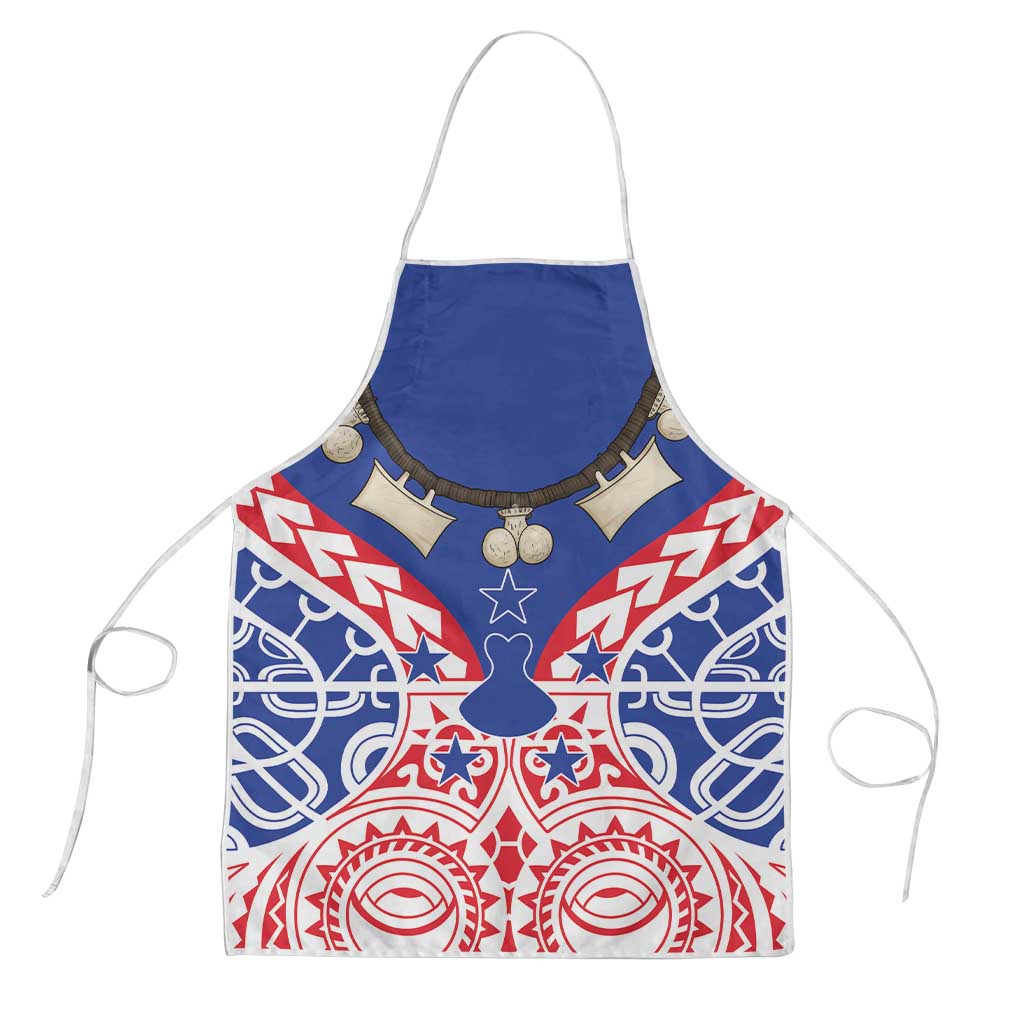 Austral Islands Apron Tuhaa Pae Penu Stars Necklace Red - Polynesian Pride