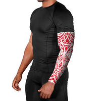 Austral Islands Arm Sleeves Tuhaa Pae Penu Stars Necklace Red - Polynesian Pride