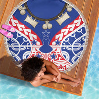 Austral Islands Beach Blanket Tuhaa Pae Penu Stars Necklace Red - Polynesian Pride