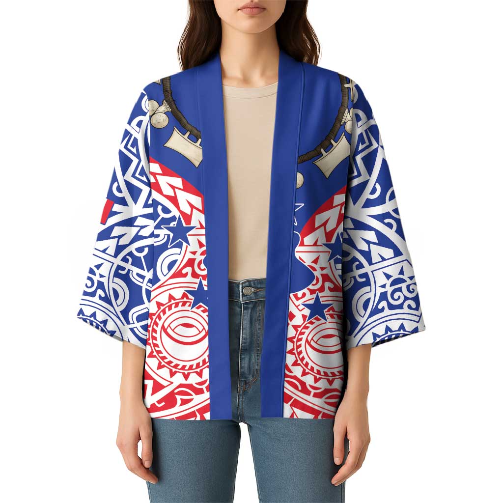 Austral Islands Kimono Tuhaa Pae Penu Stars Necklace Red - Polynesian Pride