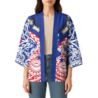 Austral Islands Kimono Tuhaa Pae Penu Stars Necklace Red - Polynesian Pride