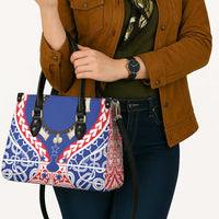 Austral Islands Leather Bag Tuhaa Pae Penu Stars Necklace Red - Polynesian Pride