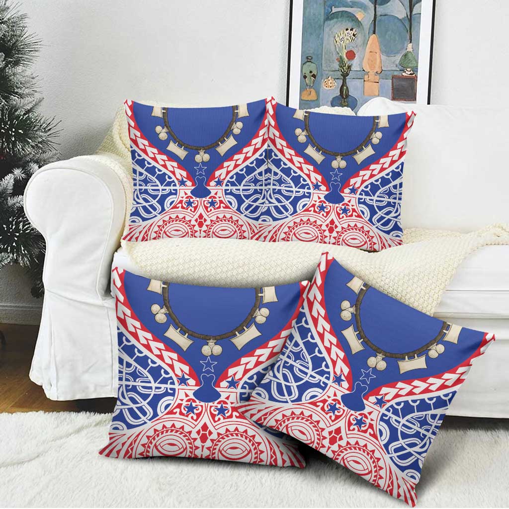 Austral Islands Pillow Cover Tuhaa Pae Penu Stars Necklace Red - Polynesian Pride