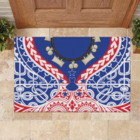 Austral Islands Rubber Doormat Tuhaa Pae Penu Stars Necklace Red - Polynesian Pride