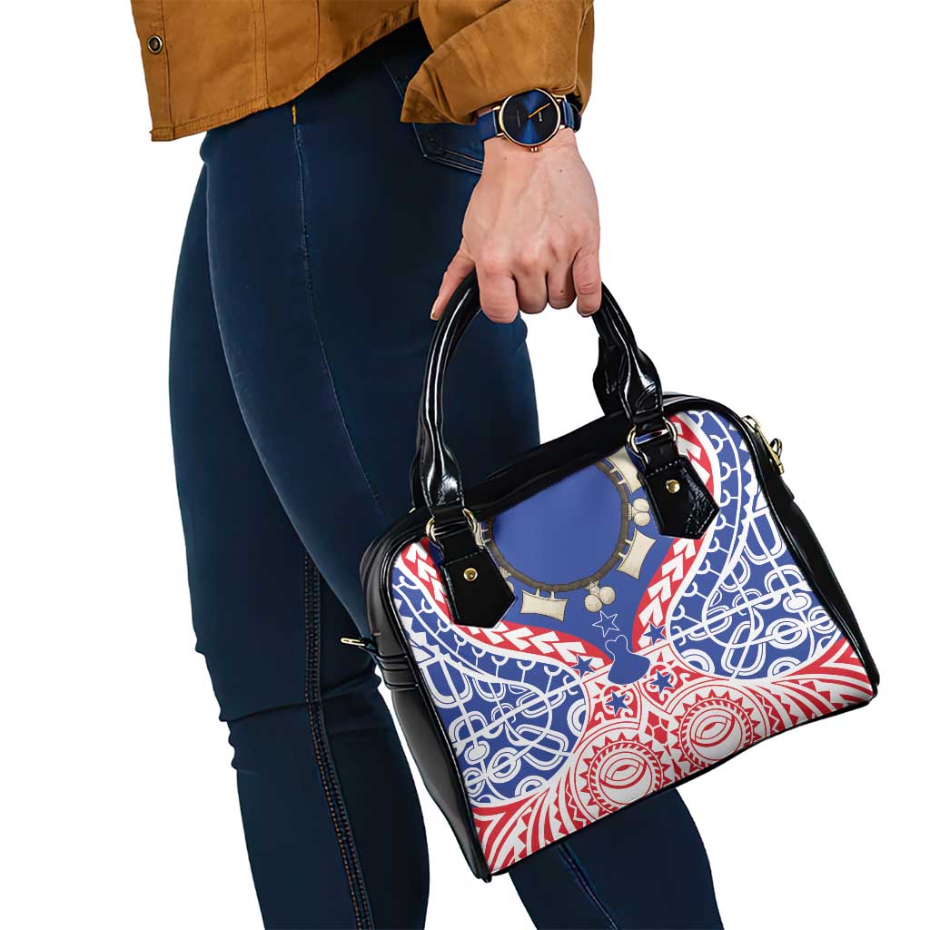 Austral Islands Shoulder Handbag Tuhaa Pae Penu Stars Necklace Red - Polynesian Pride