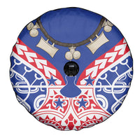 Austral Islands Spare Tire Cover Tuhaa Pae Penu Stars Necklace Red - Polynesian Pride