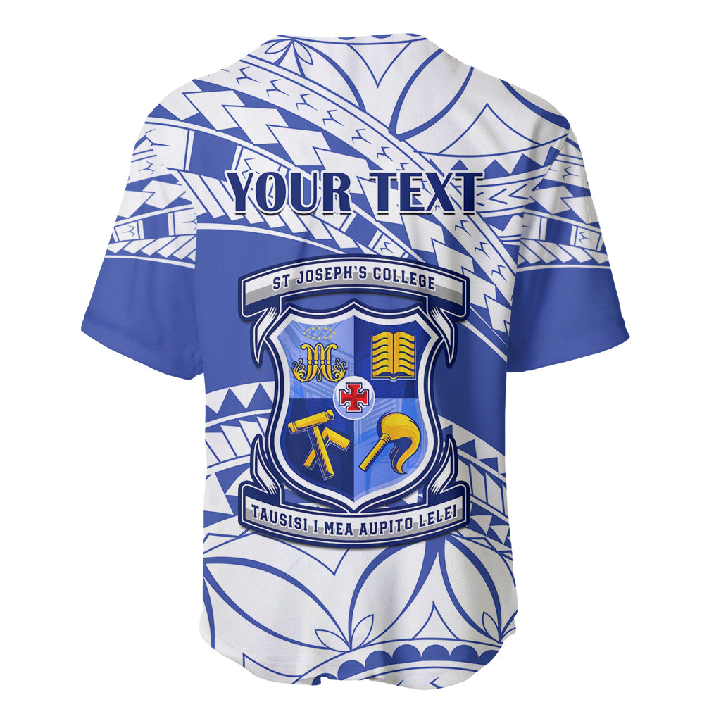Personalised Samoa St Josephs College Baseball Jersey Marist Brothers Samoan Pattern LT14 - Polynesian Pride