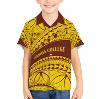 Personalised Samoa College Hawaiian Shirt Samoan Pattern LT14 - Polynesian Pride