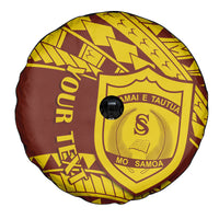 Personalised Samoa College Spare Tire Cover Samoan Pattern LT14 - Polynesian Pride