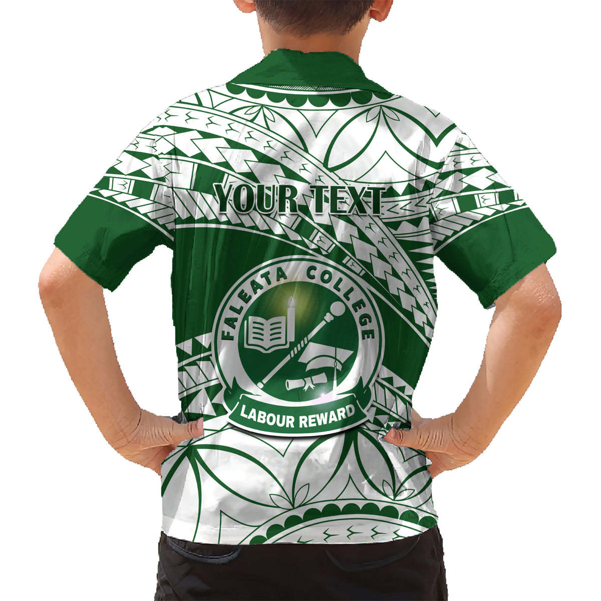 Personalised Samoa Faleata College Hawaiian Shirt Samoan Pattern LT14 - Polynesian Pride