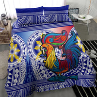 Philippines Bedding Set Filipino Sarimanok With Polynesian Tattoo LT14 - Polynesian Pride