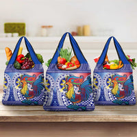 Philippines Grocery Bag Filipino Sarimanok With Polynesian Tattoo