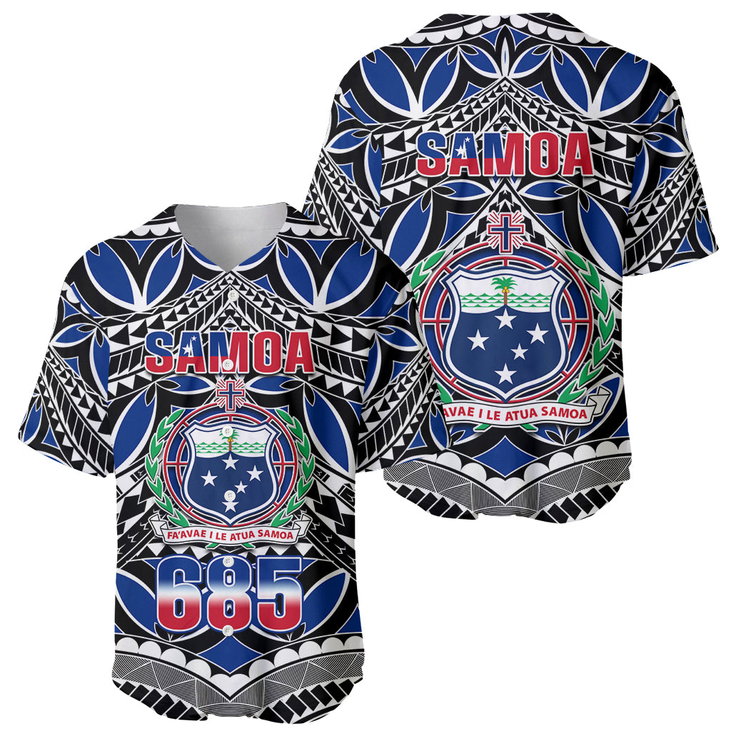Samoa 685 Baseball Jersey Samoan Coat Of Arms Simple Style LT14 - Polynesian Pride