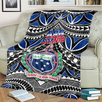 Samoa 685 Blanket Samoan Coat Of Arms Simple Style LT14 - Polynesian Pride