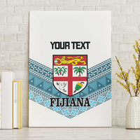 Custom Fiji Tapa Rugby 2025 Canvas Wall Art Go Champions Fijiana