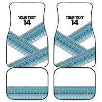 Custom Fiji Tapa Rugby 2025 Car Mats Go Champions Fijiana