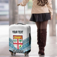 Custom Fiji Tapa Rugby 2025 Luggage Cover Go Champions Fijiana