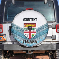 Custom Fiji Tapa Rugby 2025 Spare Tire Cover Go Champions Fijiana
