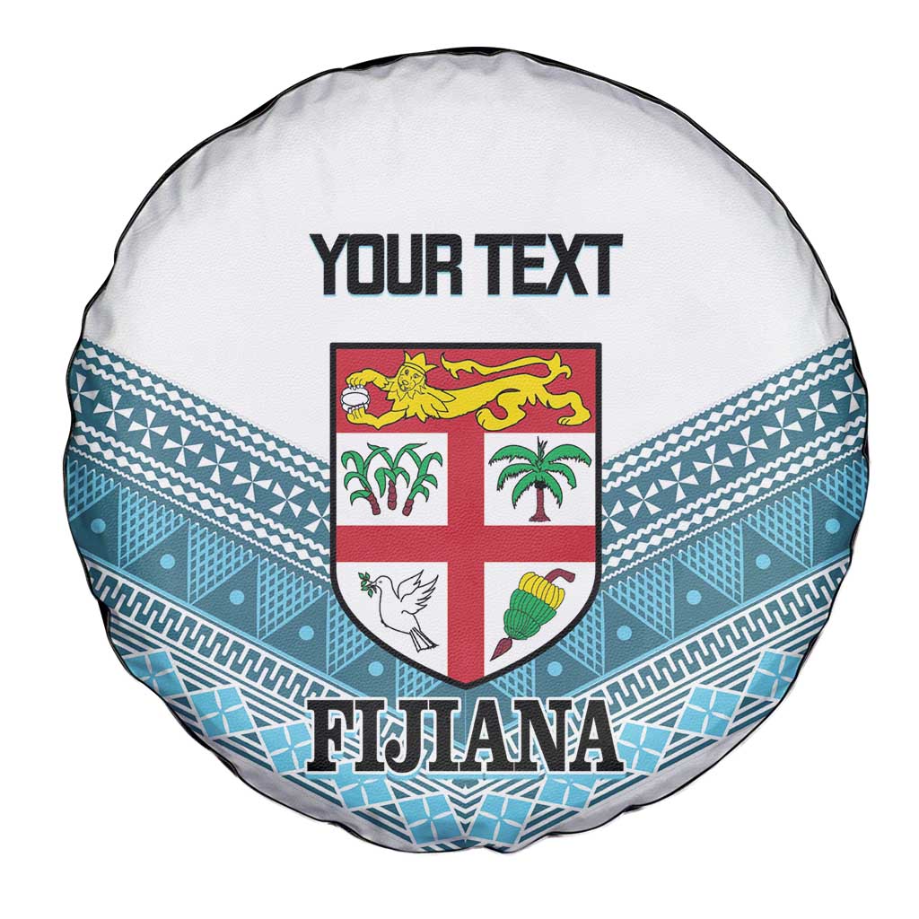 Custom Fiji Tapa Rugby 2025 Spare Tire Cover Go Champions Fijiana