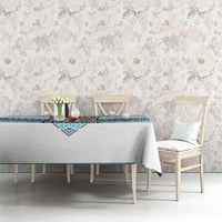 Custom Fiji Tapa Rugby 2025 Tablecloth Go Champions Fijiana