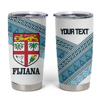 Custom Fiji Tapa Rugby 2025 Tumbler Cup Go Champions Fijiana