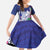 Biba Guam Liberation Day Family Matching Off Shoulder Maxi Dress and Hawaiian Shirt Tano y Chamoru Latte Stone Blue