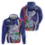 Biba Guam Liberation Day Hoodie Tano y Chamoru Latte Stone Blue