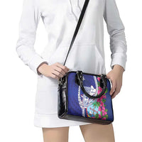 Biba Guam Liberation Day Shoulder Handbag Tano y Chamoru Latte Stone Blue