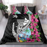Biba Guam Liberation Day Bedding Set Tano y Chamoru Latte Stone Black