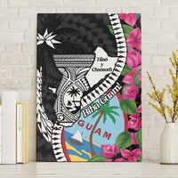 Biba Guam Liberation Day Canvas Wall Art Tano y Chamoru Latte Stone Black