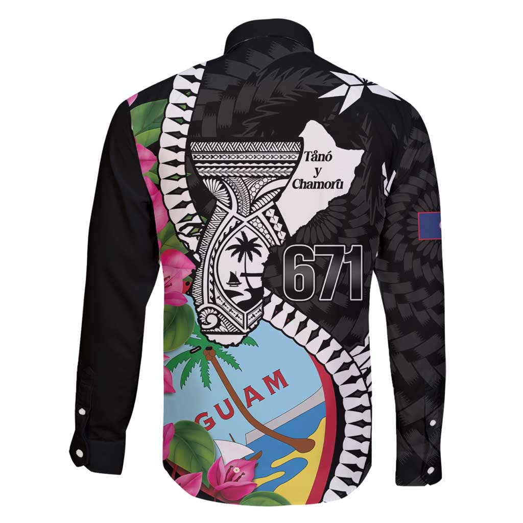 Biba Guam Liberation Day Family Matching Off Shoulder Maxi Dress and Hawaiian Shirt Tano y Chamoru Latte Stone Black