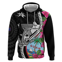 Biba Guam Liberation Day Hoodie Tano y Chamoru Latte Stone Black