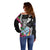 Biba Guam Liberation Day Off Shoulder Sweater Tano y Chamoru Latte Stone Black