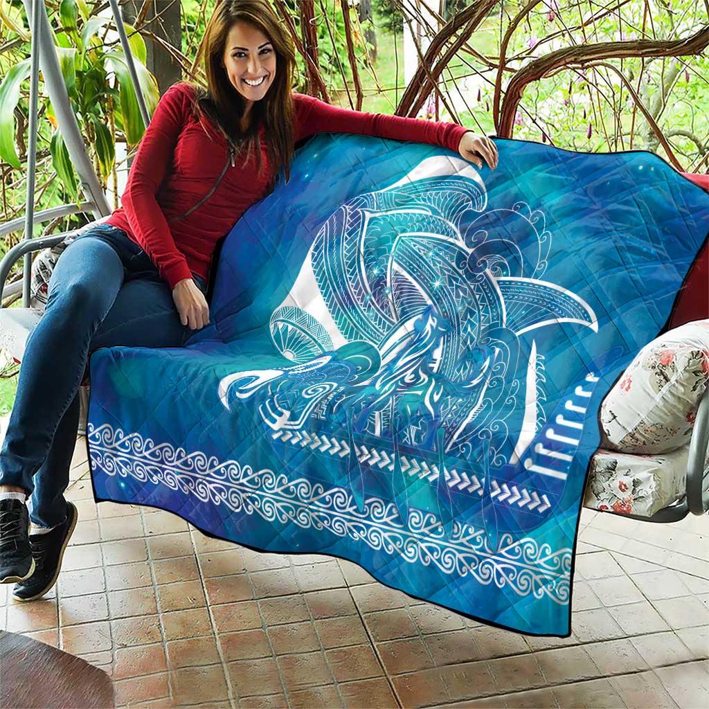 Kuri Dog Waka New Zealand Matariki Quilt Ocean Sharks Maori Tattoo