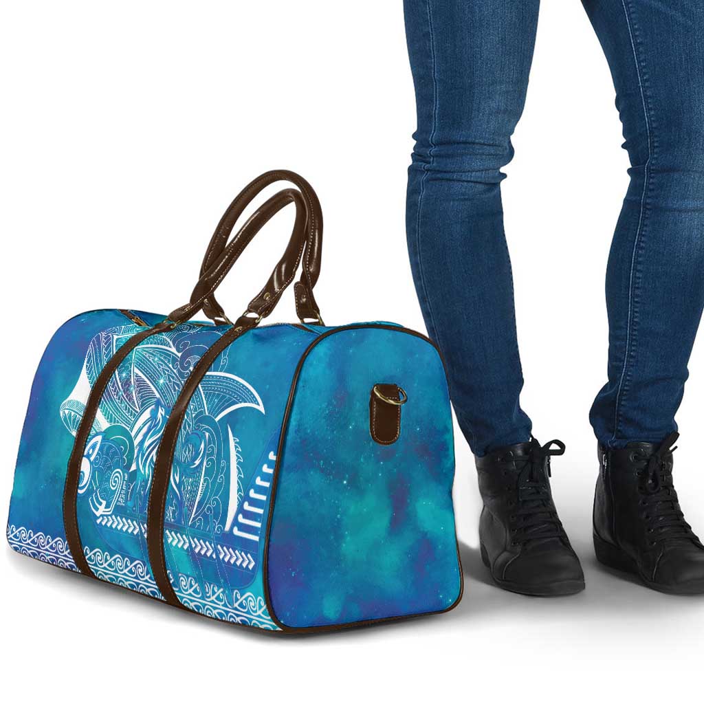 Kuri Dog Waka New Zealand Matariki Travel Bag Ocean Sharks Maori Tattoo LT14 - Polynesian Pride