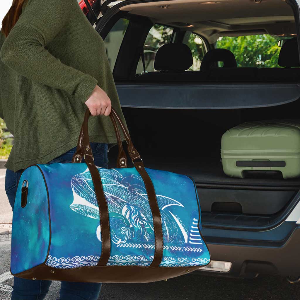 Kuri Dog Waka New Zealand Matariki Travel Bag Ocean Sharks Maori Tattoo LT14 - Polynesian Pride